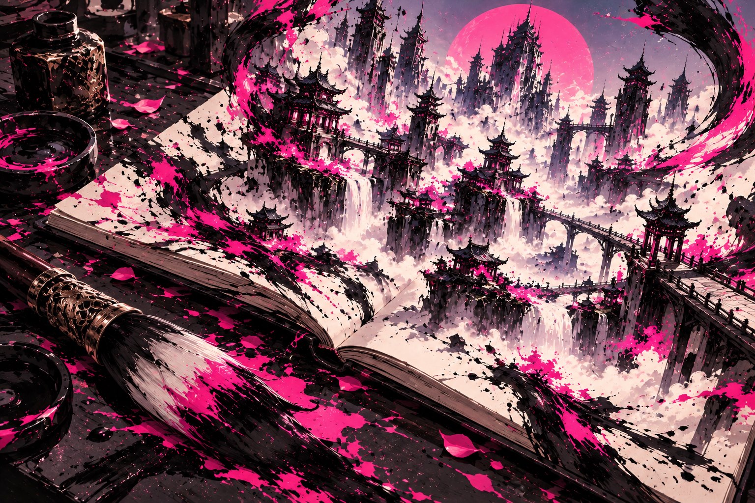 The first missing line — original animation concept art